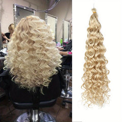 Ombre Deep Wave Curly Crochet Hair 45-72 cm