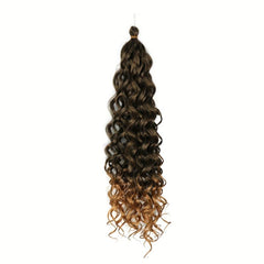 Ombre Deep Wave Curly Crochet Hair 45-72 cm