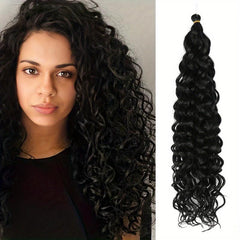Ombre Deep Wave Curly Crochet Hair 45-72 cm