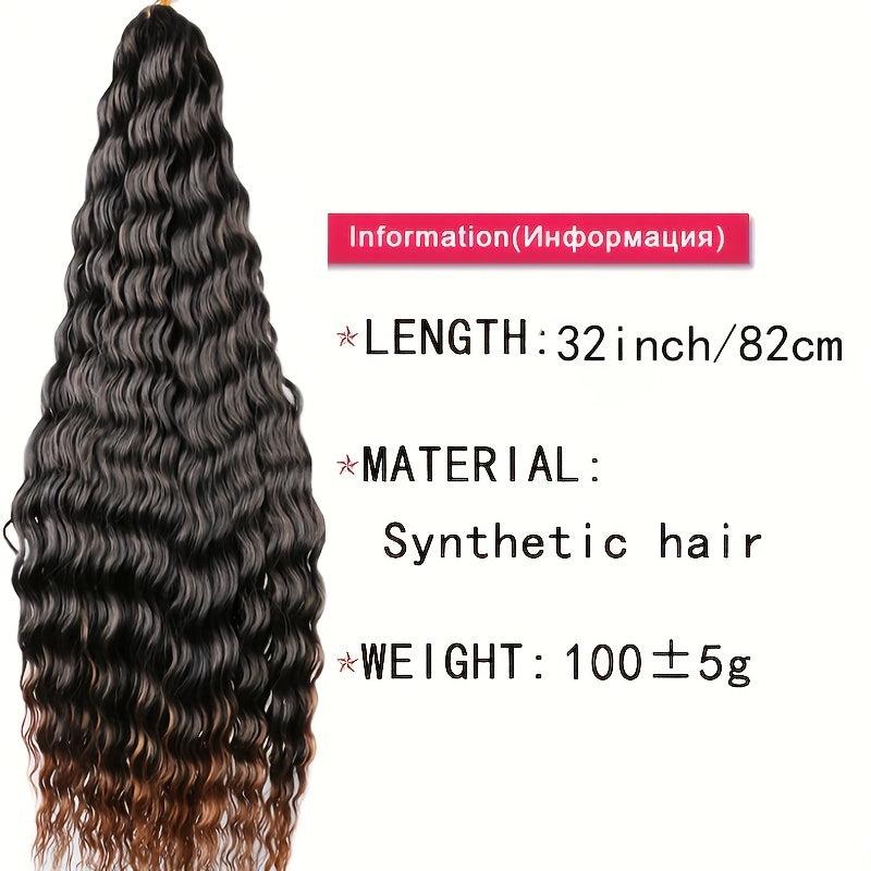 Curly Wavy Crochet Hair Extensions for Parties Cosplay Halloween
