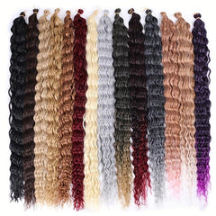 Curly Wavy Crochet Hair Extensions for Parties Cosplay Halloween