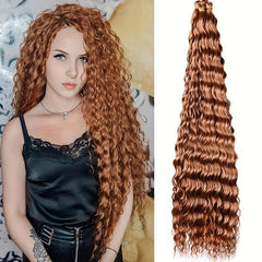 Curly Wavy Crochet Hair Extensions for Parties Cosplay Halloween