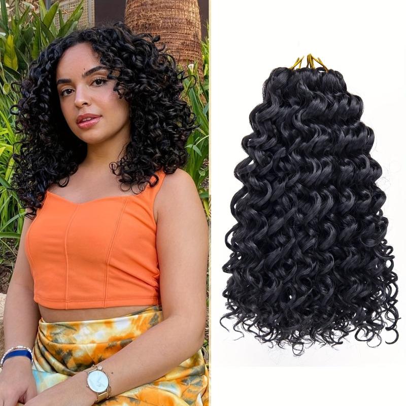 30 48cm Curly Crochet Hair Ocean Wave Short Water Wave Crochet Hair