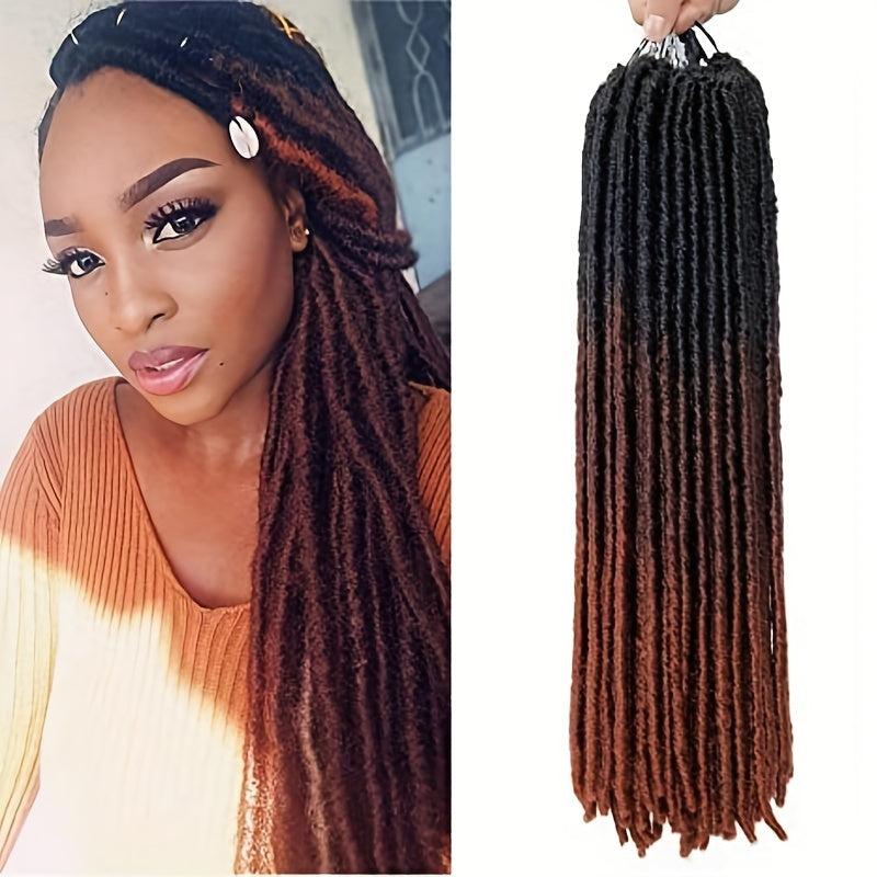 45 72 Cm 60 96 Cm Straight Crochet Hair Extensions Synthetic Braided Hair