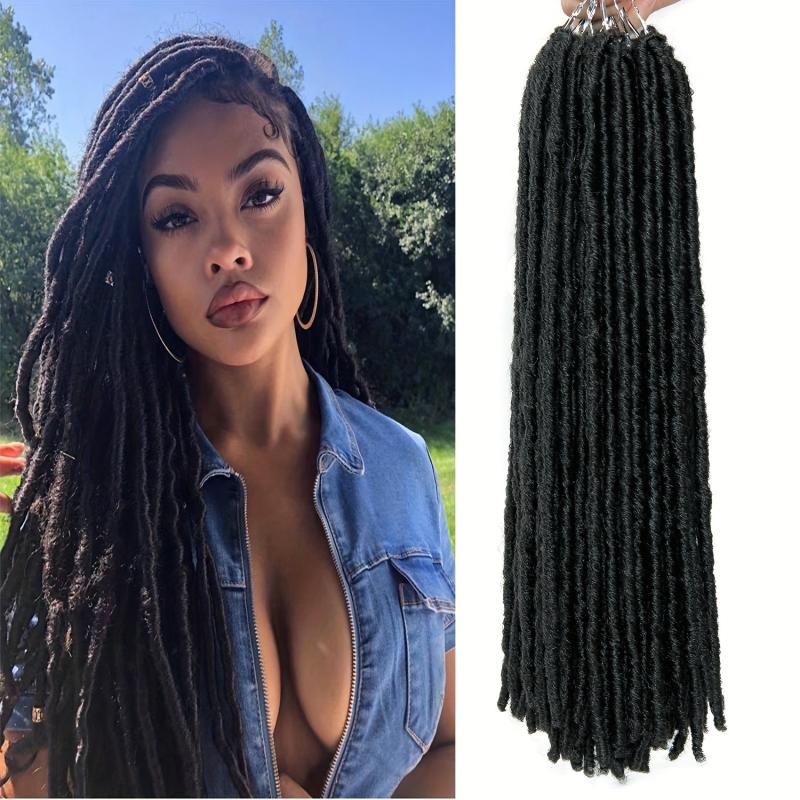 45 72 Cm 60 96 Cm Straight Crochet Hair Extensions Synthetic Braided Hair