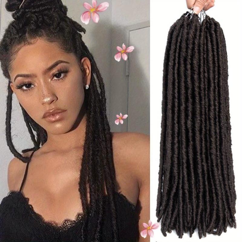 45 72 Cm 60 96 Cm Straight Crochet Hair Extensions Synthetic Braided Hair