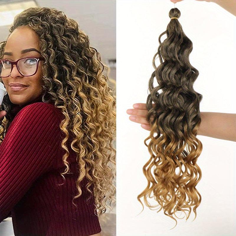 8cm Synthetic Deep Wave Twist Crochet Hair Extensions