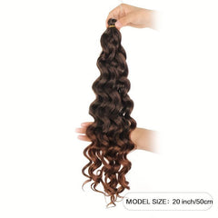 8cm Synthetic Deep Wave Twist Crochet Hair Extensions