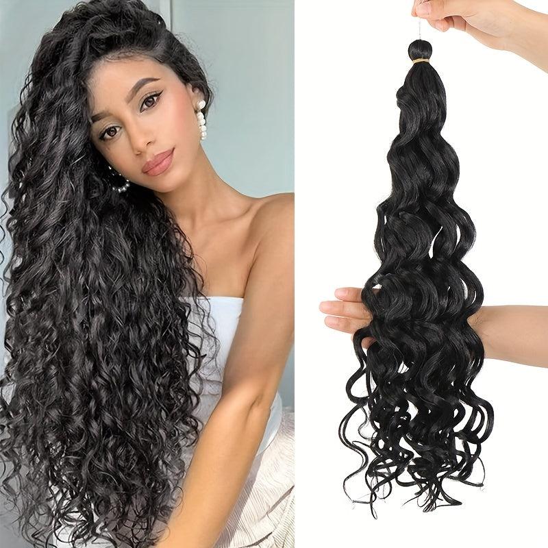 8cm Synthetic Deep Wave Twist Crochet Hair Extensions