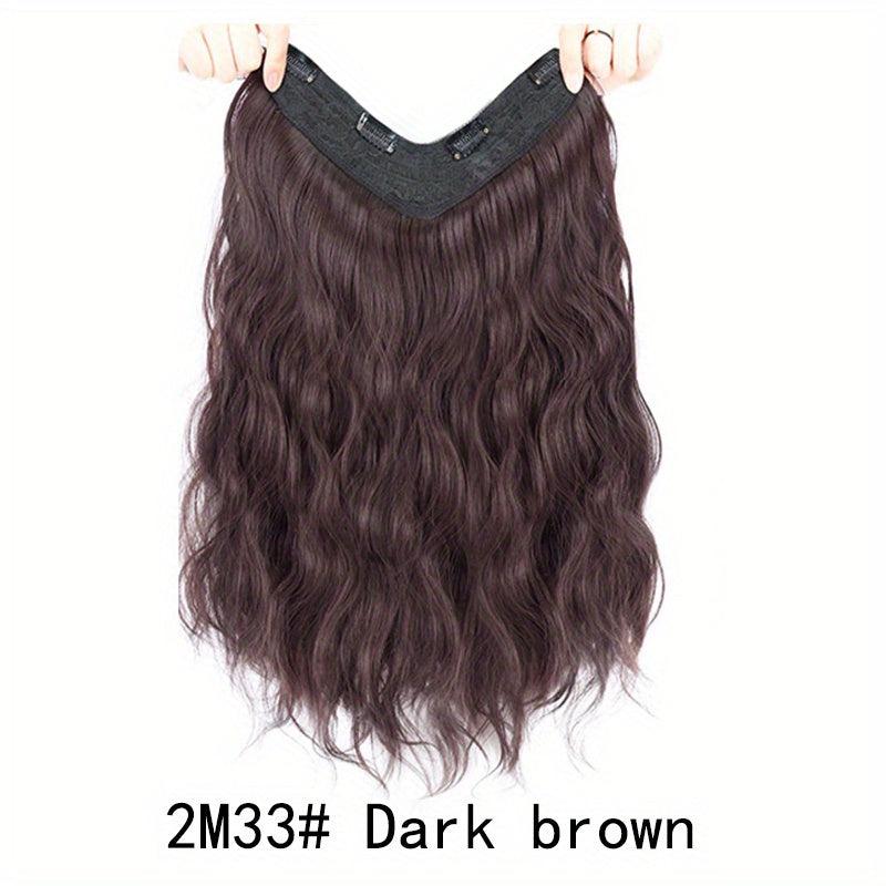 Long Water Ripple Curly Clip Hair Extensions Heat Resistant Hair Pieces