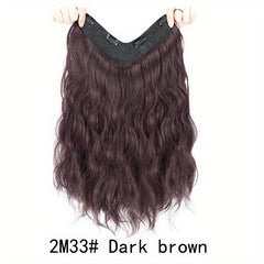 Long Water Ripple Curly Clip Hair Extensions Heat Resistant Hair Pieces
