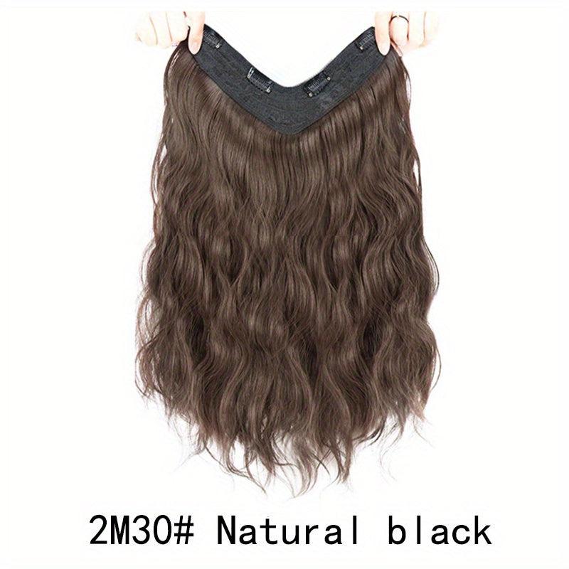 Long Water Ripple Curly Clip Hair Extensions Heat Resistant Hair Pieces