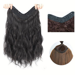 Long Water Ripple Curly Clip Hair Extensions Heat Resistant Hair Pieces