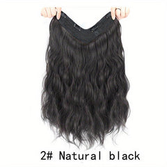 Long Water Ripple Curly Clip Hair Extensions Heat Resistant Hair Pieces