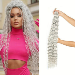 Deep Wave Weave Crochet Hair 1 Pack Natural Soft Curly Synthetic Hair Extensions