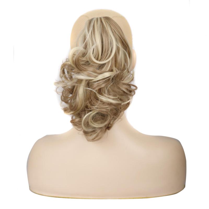 Long Curly Wavy Ponytail Extensions Synthetic Clip In Hair Extensions