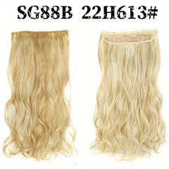 5pcs Body Wave Synthetic Hair Extension Natural Look Clip In Long Hair