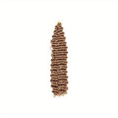 Long Deep Crochet Water Wave Hair Extensions, Synthetic Braiding Hair for Women
