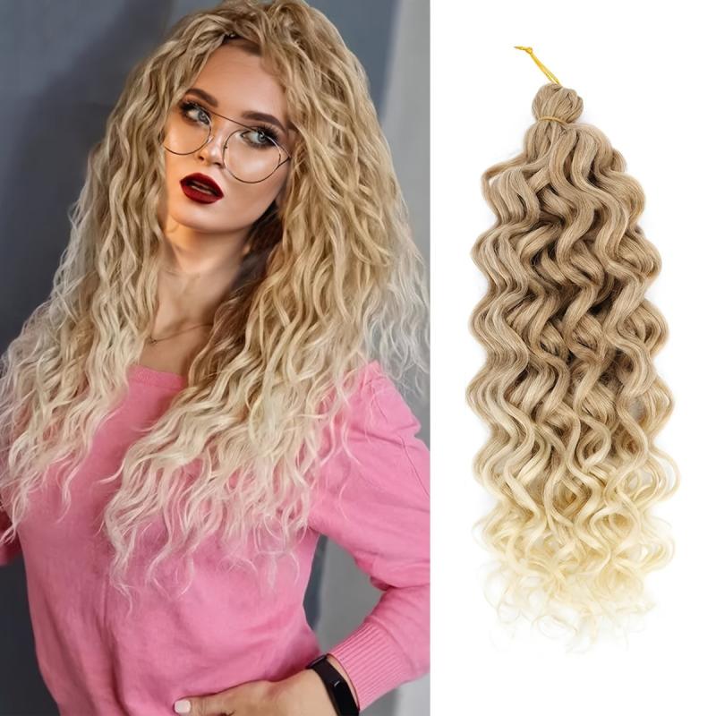 20in Hawaiian Roll Extensions Ponytail Braided Wig Synthetic Crochet Hair