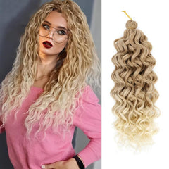 20in Hawaiian Roll Extensions Ponytail Braided Wig Synthetic Crochet Hair