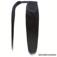 Straight Human Hair Ponytail Extensions 20-32-71 12 Cm