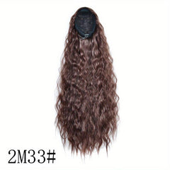 Long Curly Ponytail Extensions Synthetic Clip In Hair