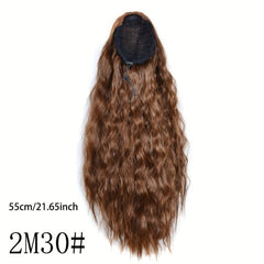 Long Curly Ponytail Extensions Synthetic Clip In Hair