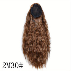 Long Curly Ponytail Extensions Synthetic Clip In Hair