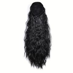 Long Curly Ponytail Extensions Synthetic Clip In Hair