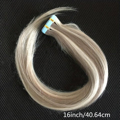 20pcs Long Highlight Human Hair Tape In Hair Extensions for Daily Use