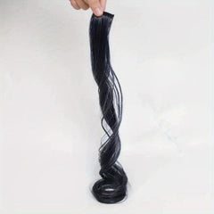 Long Curly Hair Pieces Synthetic Clip In Hair Extensions