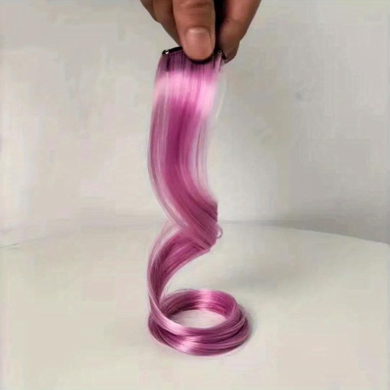 Long Curly Hair Pieces Synthetic Clip In Hair Extensions
