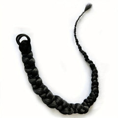 66cm Elastic Scrunchie Ponytail Extension Synthetic Braid Hair Accessory
