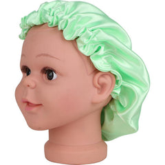Satin Sleep Cap Bonnet Soft Comfortable Solid Color