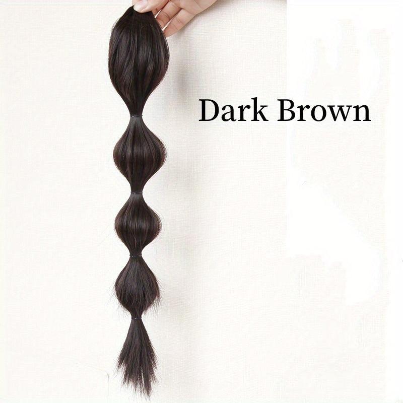 Bubble Ponytail Claw Ponytail Long Straight Ponytail Extensions