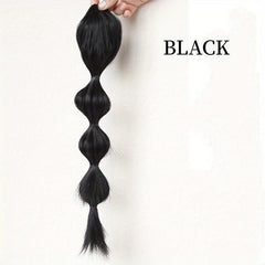 Bubble Ponytail Claw Ponytail Long Straight Ponytail Extensions