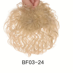 Synthetic Fiber Corn Curly Hair Pieces Fluffy Hairpiece Clip In Hair Extensions