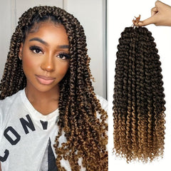 6 Pack 18 Inch Passion Twist Crochet Hair Extensions