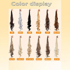 Long Curly Ponytail 81 Body Wave Synthetic Hair Extensions