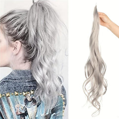 Long Curly Ponytail 81 Body Wave Synthetic Hair Extensions