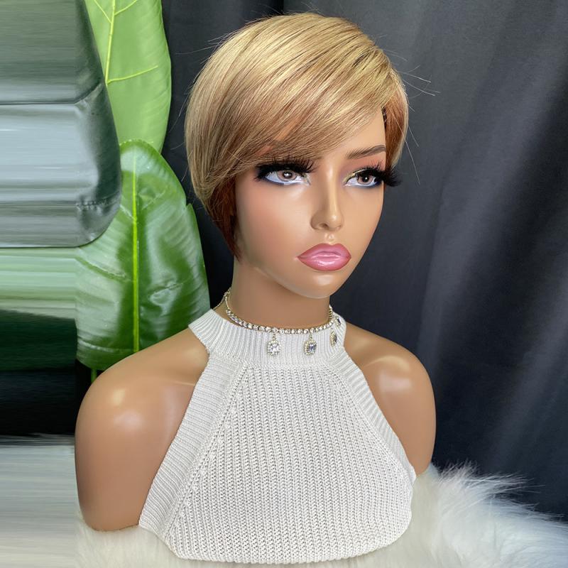 Short Pixie Wig with Bangs - Stylish & Versatile for Any Occasion