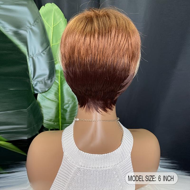 Short Pixie Wig with Bangs - Stylish & Versatile for Any Occasion