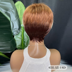 Short Pixie Wig with Bangs - Stylish & Versatile for Any Occasion