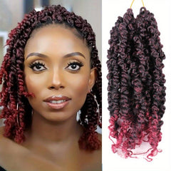 Passion Twist Crochet Hair Extensions Pre Looped 25.4 cm