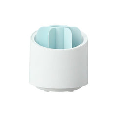 Makeup Brush Holder 360 Rotating Organizer w/ Clear Cover Cosmetics Storage