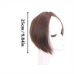 Natural Clip in Topper with Bangs - Hair Replacement Piece