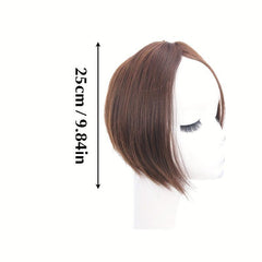 Natural Clip in Topper with Bangs - Hair Replacement Piece