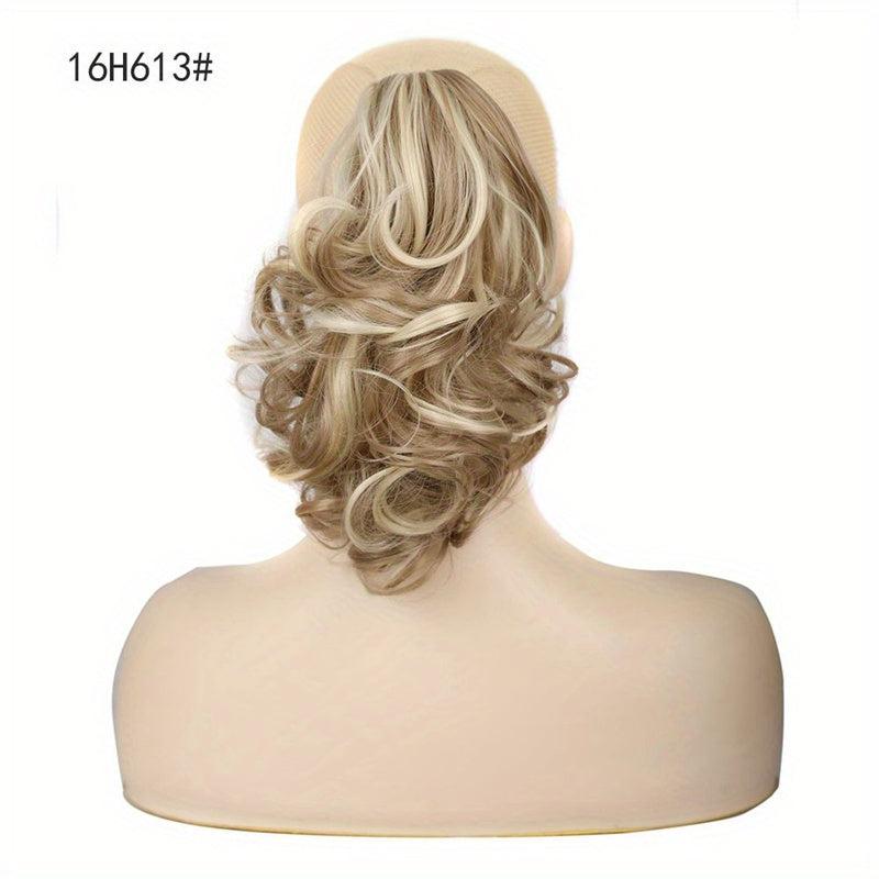 Long Curly Claw Ponytail Synthetic Clip In Hair Extensions