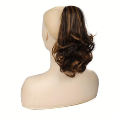 Long Curly Claw Ponytail Synthetic Clip In Hair Extensions