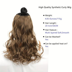 Invisible Seamless 5 Clips Hair Extensions for Curly Long Hair